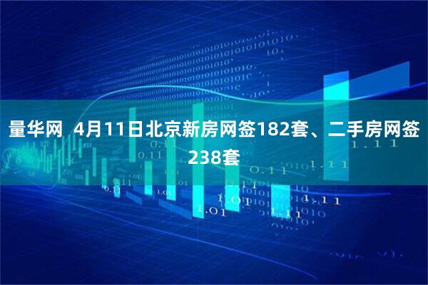 量华网  4月11日北京新房网签182套、二手房网签238套