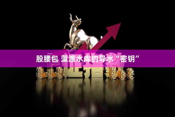 股腰包 藻渡水库的导水“密钥”